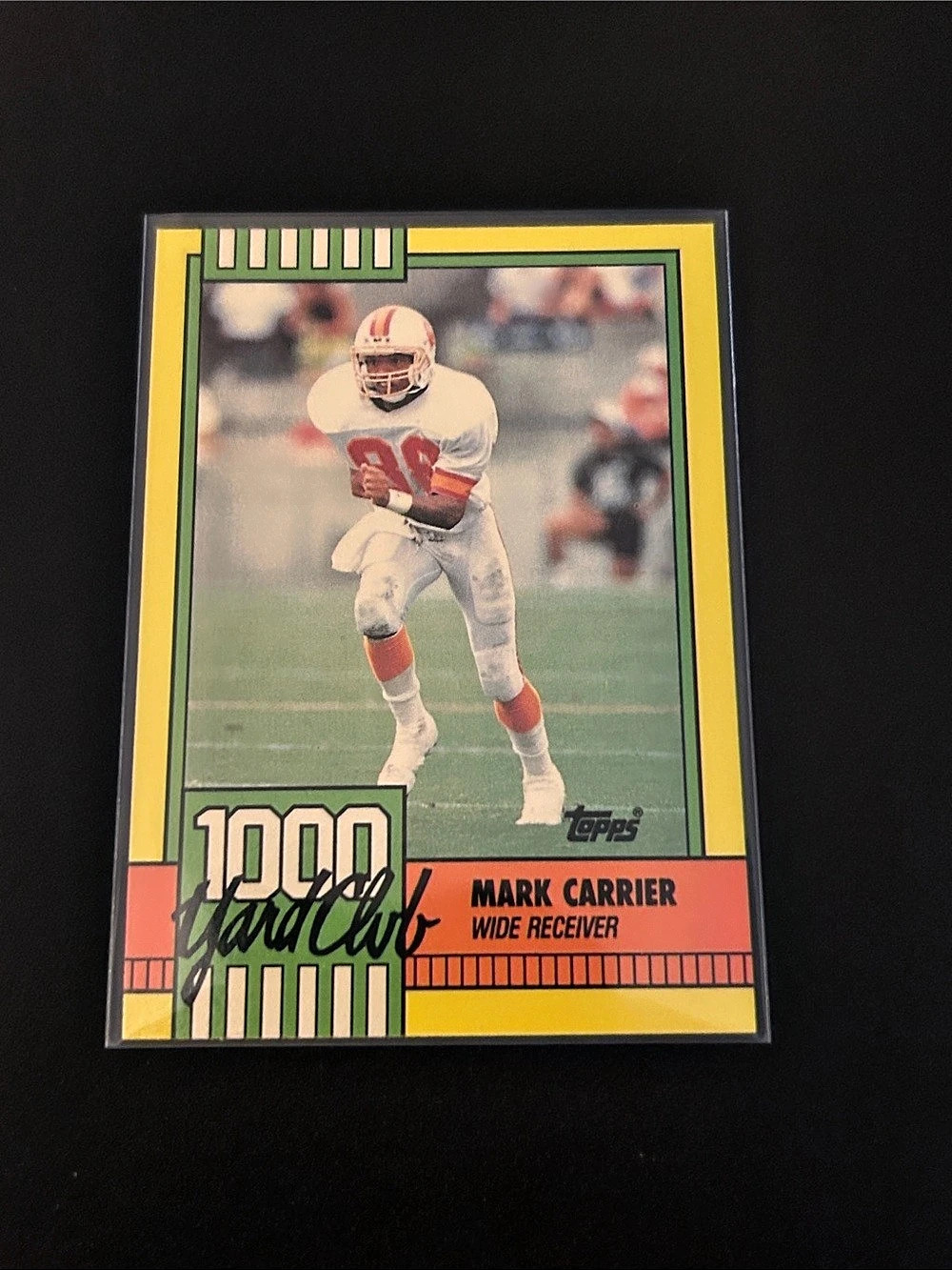 Topps Mark Carrier 1000 Yard Club #5 Football Card